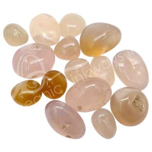 Pink Chalcedony Tumbled Stones