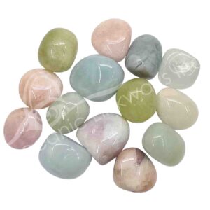 Morganite Tumbled Stones