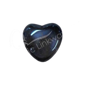 Dark Blue Aura Quartz AB Heart