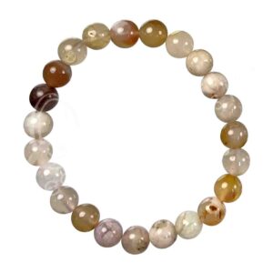 Cherry Blossom Agate Beads Bracelet