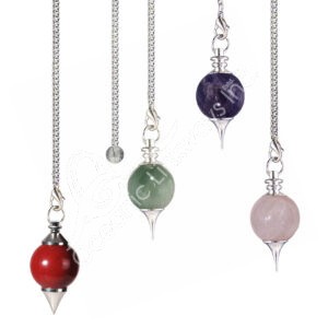 Mixed Stone Balls Pendulum with Plain Chain