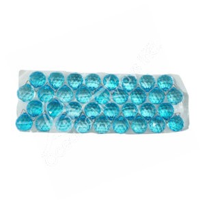 Faceted Turquoise Crystal Ball