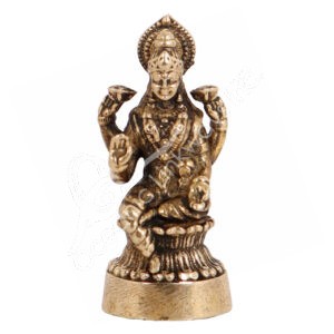Lakshmi Mini Brass Figurine