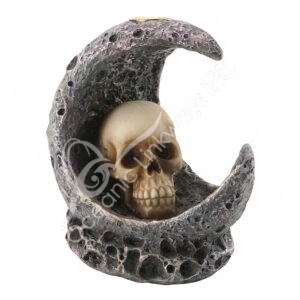 Skull on Moon Backflow Cone Burner