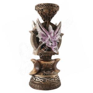 Purple Dragon Candle Holder