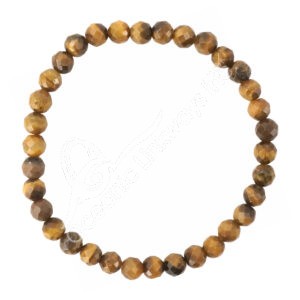 Tiger Eye Faceted Stones Bracelet