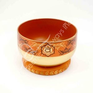 Sacral Orange Chakra Singing Bowl Gift Set
