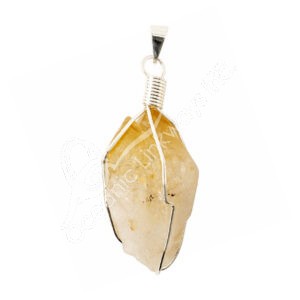 Citrine Cage Point Pendant