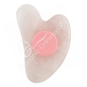 Rose Quartz Gua Sha Massager