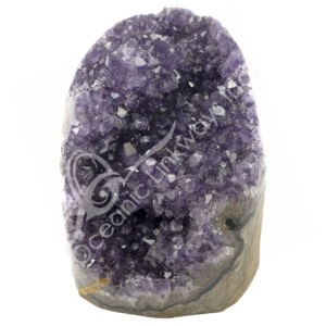 Amethyst Uruguayan B Cut Base Polished Geode