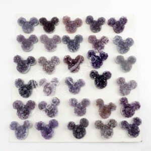 Druzy Amethyst Mickey