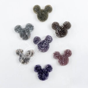 Druzy Amethyst Mickey