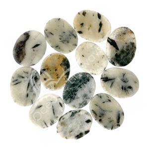 Quartz with Green Tourmaline Rutile