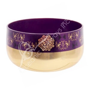 Crown Purple Chakra Singing Bowl Gift Set