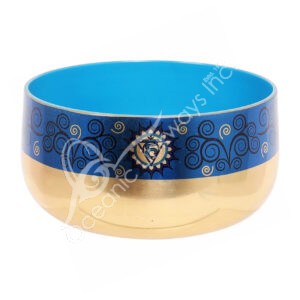 Throat Light Blue Chakra Singing Bowl Gift Set