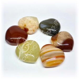 Red Agate Heart