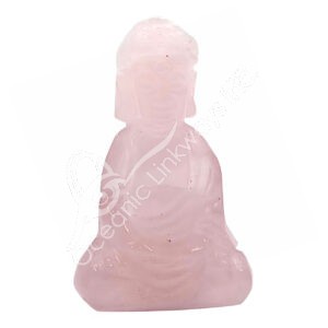 Rose Quartz Hindu Buddha