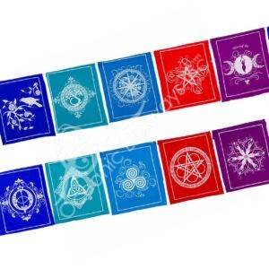 Pagan Design Cotton Prayer Flag