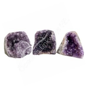 Amethyst Uruguayan C Geode Cut Base Polished