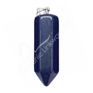 Black Osidian Point Pencil Pendant (Pack of 6)