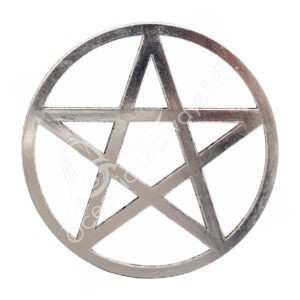 Pentacle Design Metal Beads