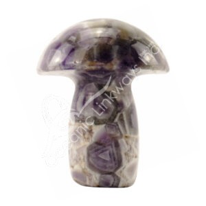Chevron Amethyst Mushroom Massager