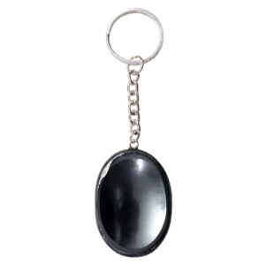 Hematite Worry Stone Keychain (Pack of 3)