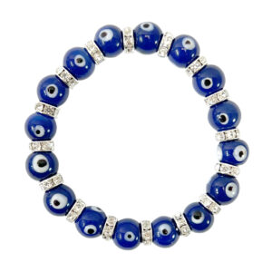 Blue Glass Evil Eye Bracelet