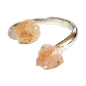 Pink Opal Adjustable Ring 7-8 mm Stone