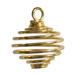 Gold Plated Cage Spring Pendant (Pack of 24)