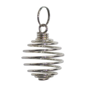 Silver Plated Cage Spring Pendant (Pack of 24)