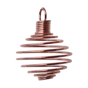 Copper Plated Cage Spring Pendant (Pack of 24)