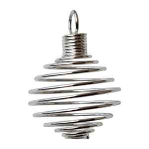 Silver Plated Cage Spring Pendant (Pack of 24)