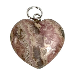 Heart Rhodochrosite Pendant (Pack of 3)