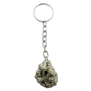Rough Pyrite Keychain