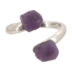 Amethyst Adjustable Ring (Pack of 3)