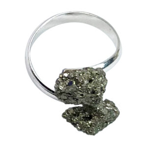 Pyrite Adjustable Ring (Pack of 3)