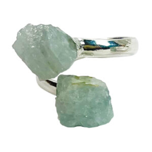 Aquamarine Adjustable Ring (Pack of 3)