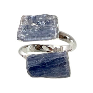 Adjustable Kyanite Ring Size fits 6-10