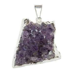 Amethyst Druse Pendant 1.25-1.75"
