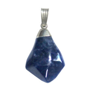 Sodalite Diamond Shape Pendant 1.5-1.75"