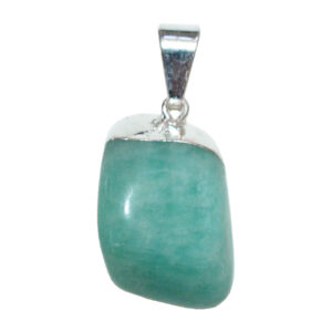 Pendant Amazonite Tumbled Stone 1.25-1.75"