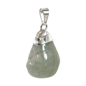 Pendant Aquamarine Tumbled Stone