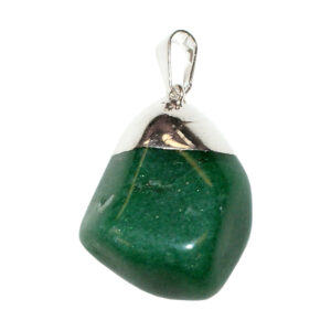 Green Aventurine Tumbled Stone Pendant