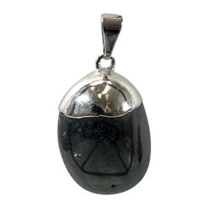 Hematite Tumbled Stone Pendant