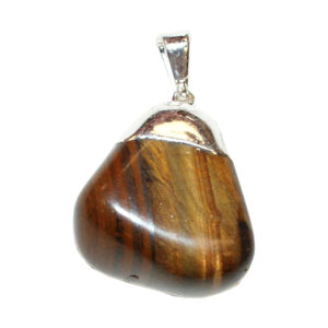 Tiger Eye Tumbled Stone Pendant