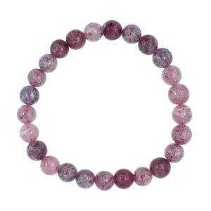 Strawberry Quartz Beads Bracelet (8-8.5 mm)