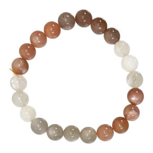 Multi Moonstone Beads Elastic Bracelet