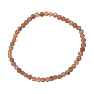 Sunstone Beads Elastic Bracelet (4-4.5 mm) 7.15-7.25"