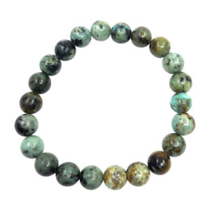 African Turquoise Bracelet (8-8.5 mm Beads)